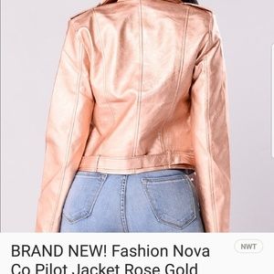 Brand nwt Fashion Nova pilot jacket